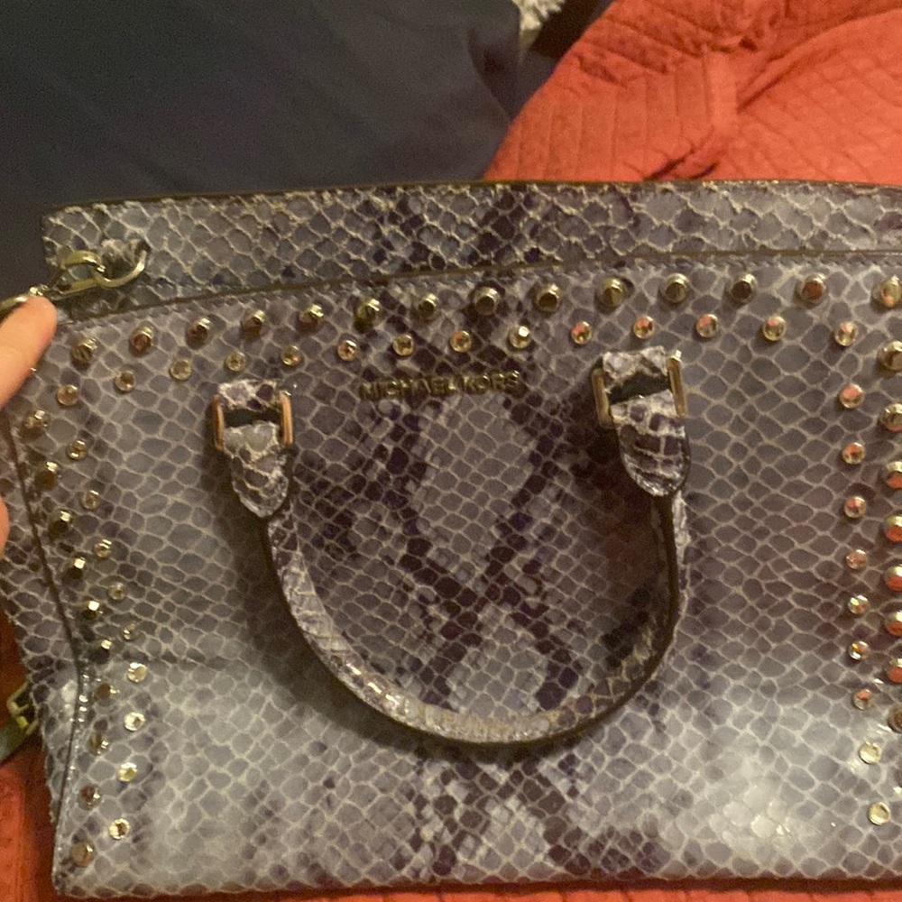 Michael Kors snakeskin bag